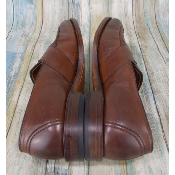 Allen Edmonds Randolph Men's Size 10 E Brown Leather Penny Loafers Bench Welt - Picture 7 of 12